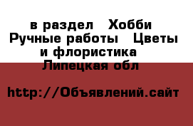  в раздел : Хобби. Ручные работы » Цветы и флористика . Липецкая обл.